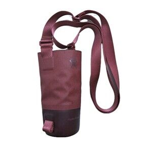 HYDRO FLASK Tag Along Hiking Walking Water Bottle Sling Burgundy Red Maroon